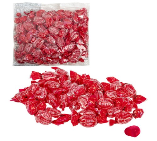 Карамель леденцовая RED BERRY с ягодным вкусом, 500 г, ВК289