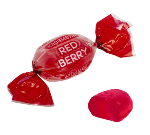 Карамель леденцовая RED BERRY с ягодным вкусом, 500 г, ВК289