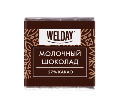 Шоколад порционный высшего качества WELDAY (ВЭЛДЭЙ) 