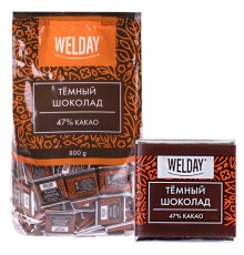 Шоколад порционный высшего качества WELDAY (ВЭЛДЭЙ) 
