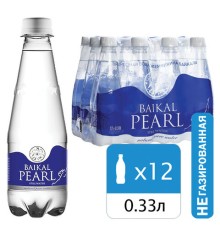 Вода негазированная минеральная BAIKAL PEARL 0,33 л, 4670010850559