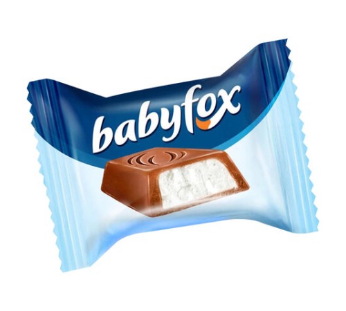 Конфеты шоколадные мини BABYFOX c молочной начинкой, 500 г, УК803