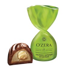 Конфеты шоколадные O'ZERA с цельным фундуком, 500 г, УК753