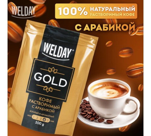 Кофе растворимый WELDAY (ВЭЛДЭЙ) 