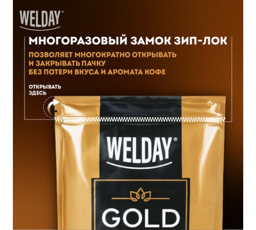 Кофе растворимый WELDAY (ВЭЛДЭЙ) 