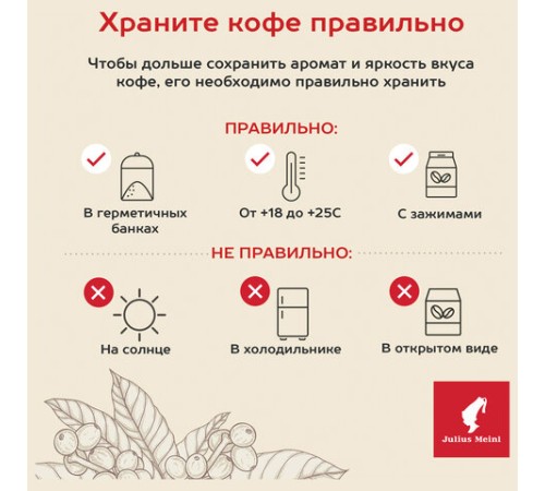 Кофе в зернах JULIUS MEINL 