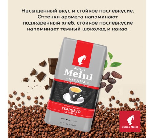 Кофе в зернах JULIUS MEINL 
