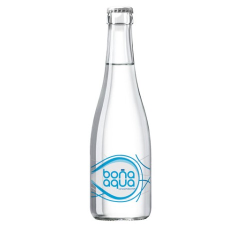 Вода негазированная питьевая BONA AQUA 0,33 л, стеклянная бутылка, 2418801