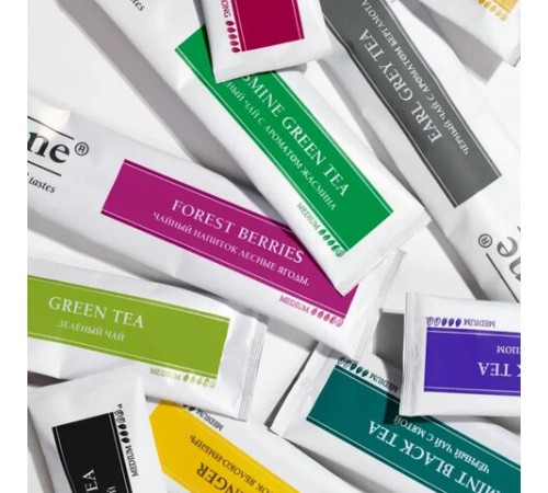 Чай TEATONE ассорти 12 вкусов, НАБОР 60 стиков, 1050