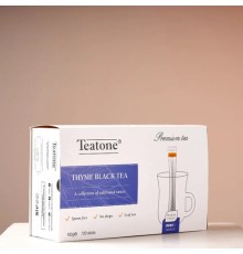Чай TEATONE черный с чабрецом, 100 стиков по 1,8 г, 101