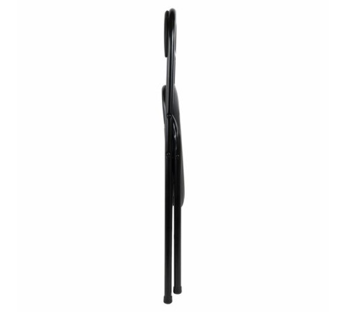 Стул складной BRABIX "Golf CF-007", черный каркас, кожзам черный, 531565 Стул складной BRABIX "Golf CF-007", черный каркас, кожзам черный, 531565