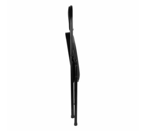 Стул складной BRABIX "Golf Plus CF-003 Комфорт", черный каркас, кожзам черный, 531566 Стул складной BRABIX "Golf Plus CF-003 Комфорт", черный каркас, кожзам черный, 531566