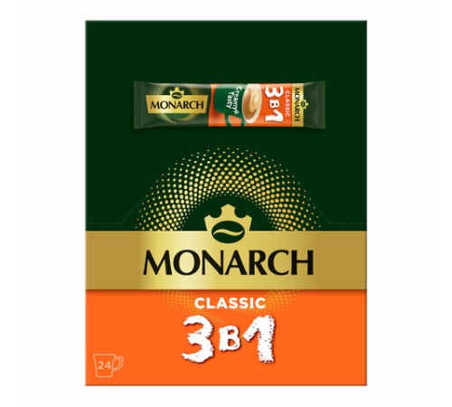 Кофе растворимый порционный MONARCH Original 3 в 1 