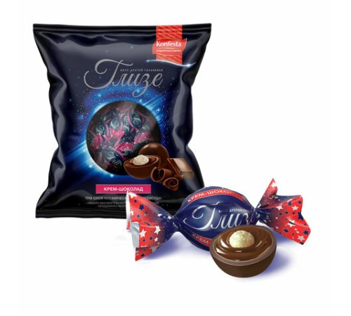 Конфеты ГЛИЗЕ с кремовой начинкой со вкусом 