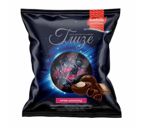 Конфеты ГЛИЗЕ с кремовой начинкой со вкусом 