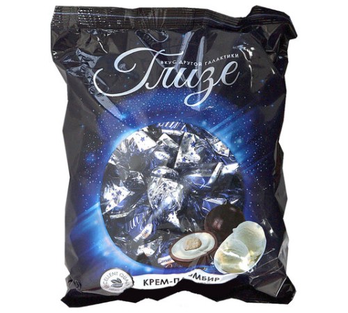 Конфеты ГЛИЗЕ с кремовой начинкой со вкусом 