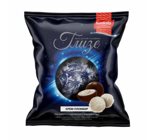 Конфеты ГЛИЗЕ с кремовой начинкой со вкусом 