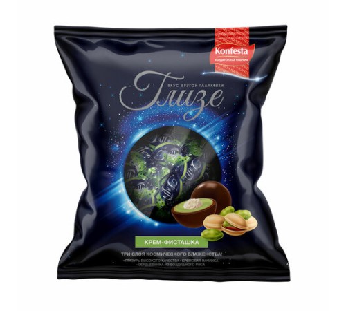 Конфеты ГЛИЗЕ с кремовой начинкой со вкусом 