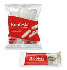 Конфеты KONFESTA со сливочно-кокосовым кремом, вафельные, 500 г, пакет