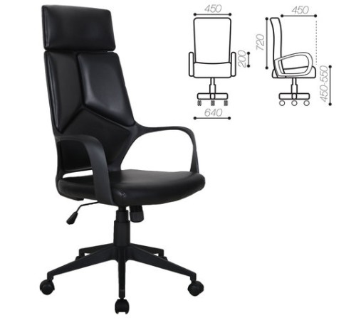 Кресло офисное BRABIX PREMIUM "Prime EX-515", экокожа, черное, 531569 Кресло офисное BRABIX PREMIUM "Prime EX-515", экокожа, черное, 531569