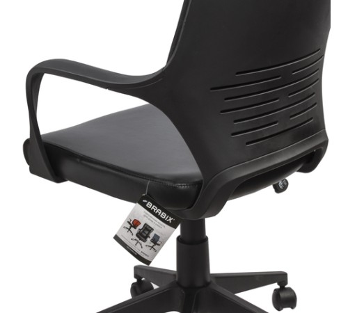 Кресло офисное BRABIX PREMIUM "Prime EX-515", экокожа, черное, 531569 Кресло офисное BRABIX PREMIUM "Prime EX-515", экокожа, черное, 531569