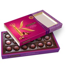 Конфеты А.КОРКУНОВ ассорти из молочного и темного шоколада, 165 г, Q3718