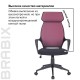 Кресло офисное BRABIX PREMIUM "Galaxy EX-519", ткань, черное/терракотовое, 531570