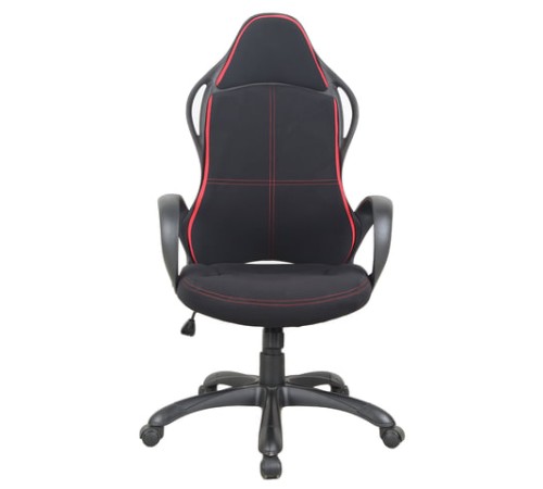 Кресло офисное BRABIX PREMIUM "Force EX-516", ткань, черное/вставки красные, 531571