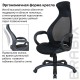Кресло офисное BRABIX PREMIUM "Genesis EX-517", пластик черный, ткань/экокожа/сетка черная, 531574