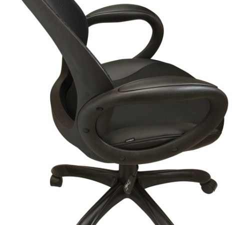 Кресло офисное BRABIX PREMIUM "Genesis EX-517", пластик черный, ткань/экокожа/сетка черная, 531574 Кресло офисное BRABIX PREMIUM "Genesis EX-517", пластик черный, ткань/экокожа/сетка черная, 531574