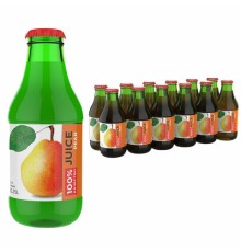 Сок BARINOFF Грушевый, с мякотью, 0,25 л, для детского питания в стеклянной бутылке, 262