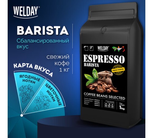 Кофе в зернах WELDAY (ВЭЛДЭЙ) 