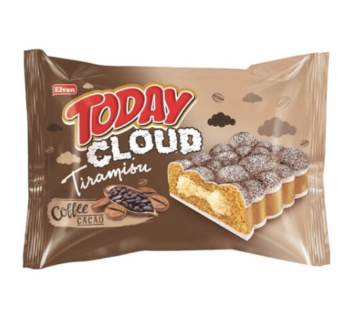 Пирожное TODAY со вкусом тирамису 40 г, ТУРЦИЯ, в шоу-боксе, 1380т