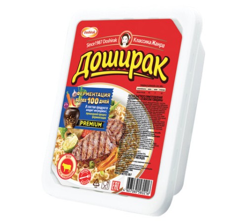 Лапша ДОШИРАК со вкусом говядины 90 г, 10853