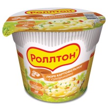 Пюре картофельное РОЛЛТОН с сухариками 40 г, 10804