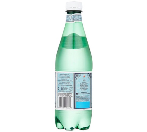 Вода ГАЗИРОВАННАЯ минеральная SAN PELLEGRINO, 0,5 л, ИТАЛИЯ, УТ-00003848