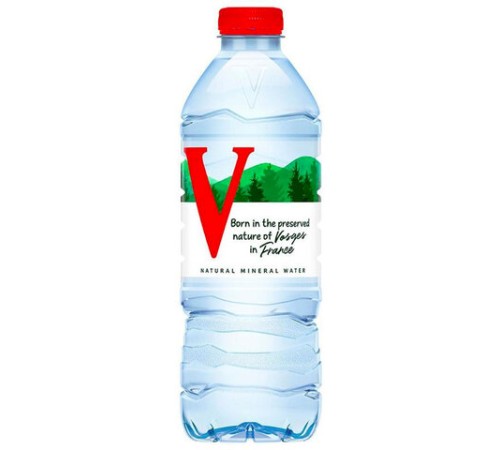 Вода негазированная минеральная VITTEL, 0,5 л, ФРАНЦИЯ, УТ-00003391