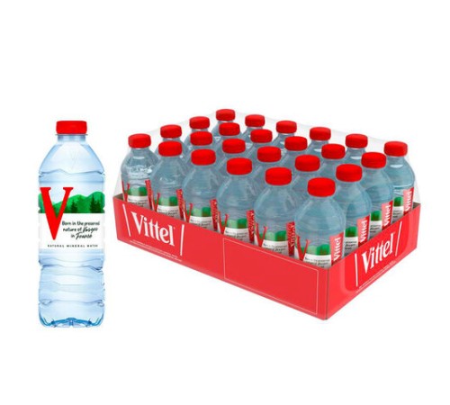 Вода негазированная минеральная VITTEL, 0,5 л, ФРАНЦИЯ, УТ-00003391