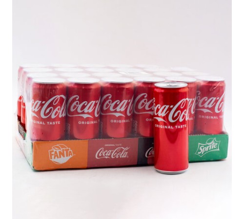 Напиток газированный COCA-COLA Original 0,33 л, жестяная банка, УТ-00003383