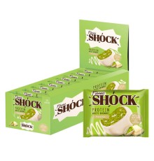 Печенье протеиновое FITNESSHOCK Брауни Белый шоколад и фисташки, 10 шт. по 50 г в шоу-боксе, 27668