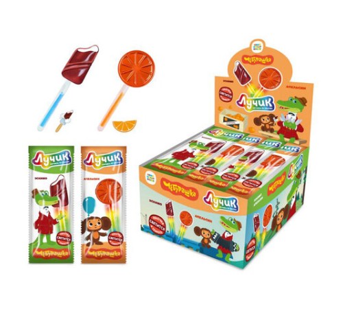 Карамель на светящейся палочке Лучик 