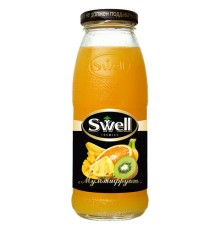 Нектар мультифруктовый SWELL с мякотью в стеклянной бутылке 0,25 л, для детского питания, 4040207330