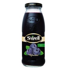 Нектар черничный SWELL прямого отжима в стеклянной бутылке 0,25 л, 4040221170