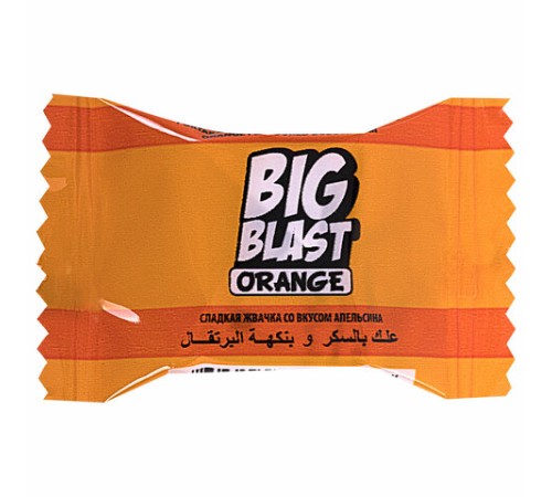 Жевательная резинка BIGBLAST со вкусом апельсина, 100 шт. по 4 г в шоу-боксе, ТУРЦИЯ, УТ-00002108