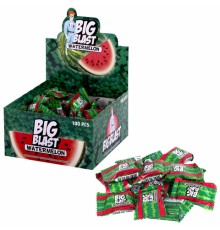 Жевательная резинка BIGBLAST со вкусом арбуза, 100 шт. по 4 г в шоу-боксе, ТУРЦИЯ, УТ-00002282