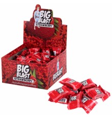Жевательная резинка BIGBLAST со вкусом клубники, 100 шт. по 4 г в шоу-боксе, ТУРЦИЯ, УТ-00002107