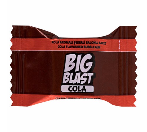 Жевательная резинка BIGBLAST со вкусом колы, 100 шт. по 4 г в шоу-боксе, ТУРЦИЯ, УТ-00002110