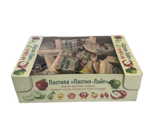 Пастила фруктовая Пастил-Лайт, ассорти вкусов, без добавления сахара, 500 г, УТ-00002476