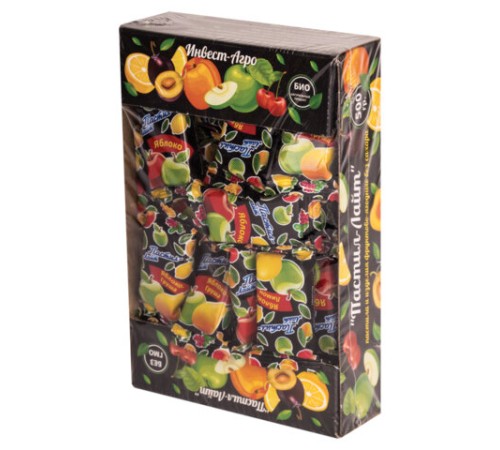 Пастила фруктовая Пастил-Лайт, ассорти вкусов, без добавления сахара, 500 г, УТ-00002476