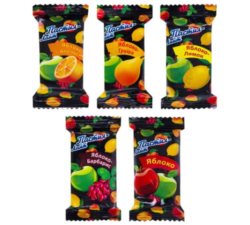 Пастила фруктовая Пастил-Лайт, ассорти вкусов, без добавления сахара, 500 г, УТ-00002476